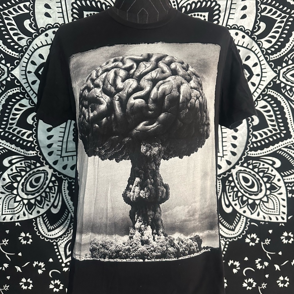 Black Graphic Men's Shirt
